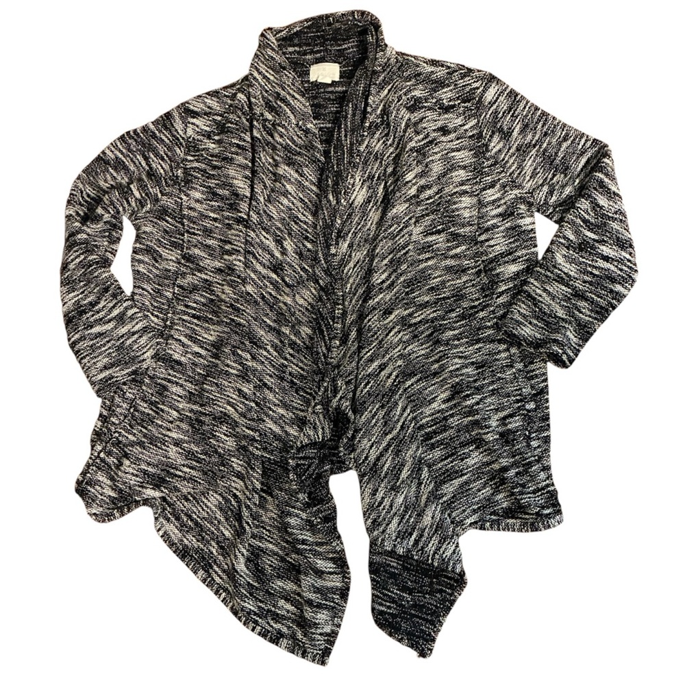 Caslon Nordstrom Cardigan Sweater Plus XLP Cozy Marled Knit Open Front